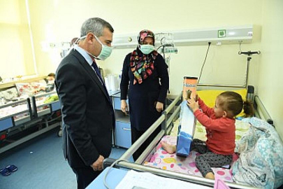 Lösemili çocuklara moral ziyareti
