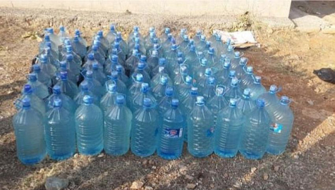 Kaçak rakı imalathanelerine baskın