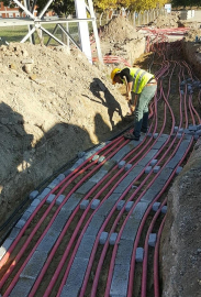 Okullar bölgesine yeni iletim hattı