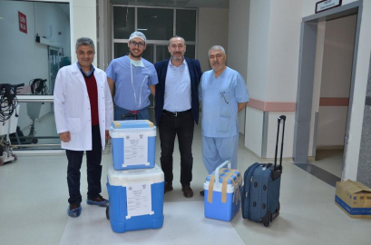 Organlarıyla yaşıyor
