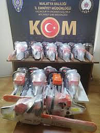 Salgında hızar makinesi kaçakçılığı