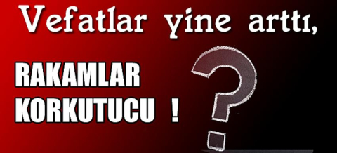 Vefatlar yine arttı,Günlük vefat 17
