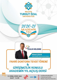 e-açılışta fahri doktora