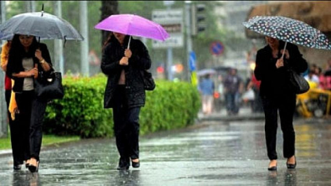 Malatya'da yağmur var