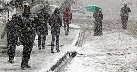 Malatya’ya da yoğun kar yağışı uyarısı