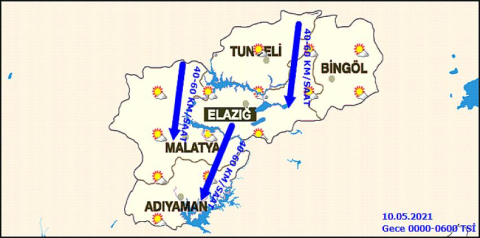 Adıyaman ve Malatya dikkat! Şiddetli fırtına var 