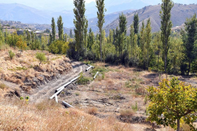 Tarla ve bahçeler kapalı sistemle sulanacak…
