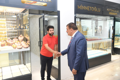 Gürkan Yeni Kuyumcular Çarşısında İncelemelerde Bulundu