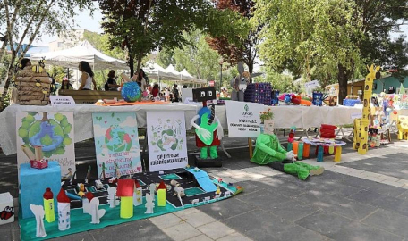 Çankaya Belediyesi, 5 Haziran Dünya Çevre Günü kapsamında Uğur Mumcu Parkı'nda etkinlik düzenledi