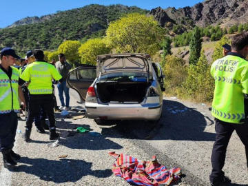 Doğanşehir'deki Kazada 3 Kişi Yaralandı