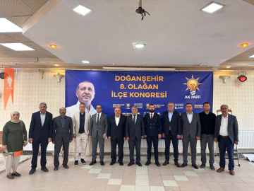AK Parti Doğanşehir'de Rüstem Çatı ile yola devam dedi