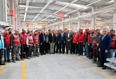 Kızılay Barınma Sistemleri A.Ş. Fabrikasını ziyaret 