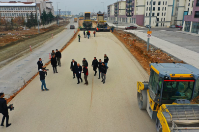Yakınca'da Saray Bosna Caddesi Yapılıyor