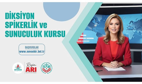 “Diksiyon, Spikerlik Ve Sunuculuk" Kurs Kayıtları Başladı