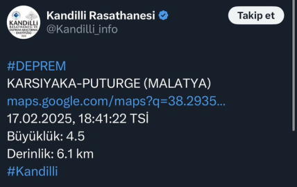 Malatya Depremlerle Sallanıyor