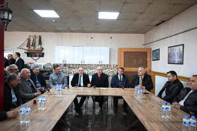 Başkan Er Köy Garajı Esnafıyla Bir Araya Geldi