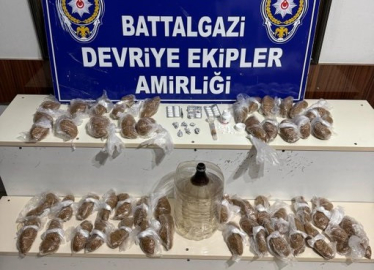 Battalgazi'de 1.7 Kilo Uyuşturucu Ele Geçirildi