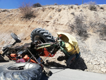 Darende de Traktör Sürücüsü Öldü