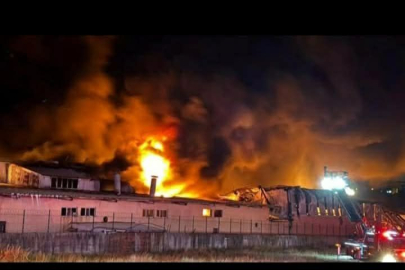 Malatyalı iş Adamının Fabrikası Yandı