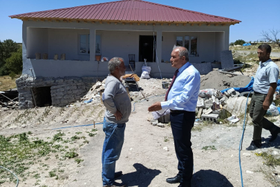 Hekimhan'da Yangın da Yanan Ev Yeniden Yapıldı