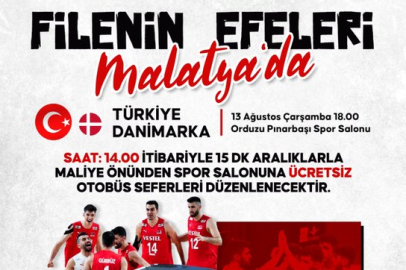 Milli Voleybol Maçında Ulaşım da Ücretsiz olacak