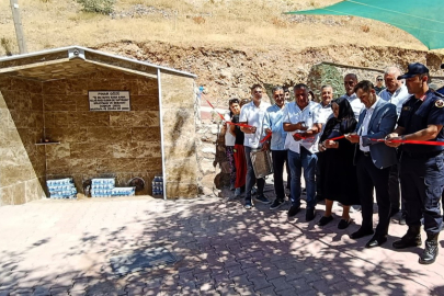 Arapgir Eğnir'de Çeşme Açılışı Yapıldı