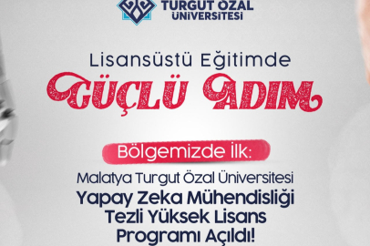 Yapay Zeka Yüksek Lisans Programı Malatya'da açıldı