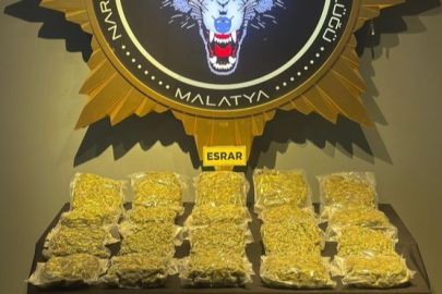 Hekimhan'da 12 Kilo Esrar Ele Geçirildi