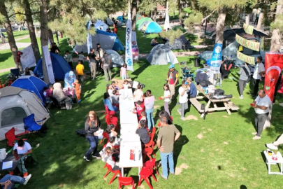Yeşilyurt'ta  ‘Aile Çadır Kampı’ Keyfi