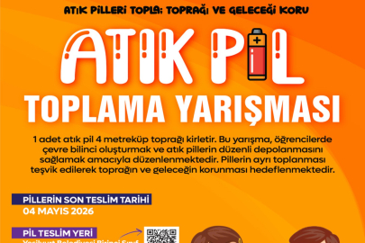 'OKULLARARASI ATIK PİL YARIŞMASI BAŞLADI