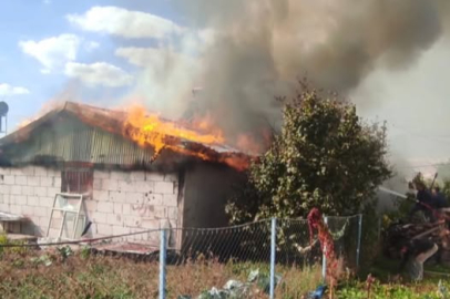 Doğanşehir Erkenek 'te Korkutan Yangın