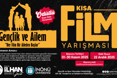 Kısa Film Yarışması Başvuruları 1 Kasım’da Başlıyor