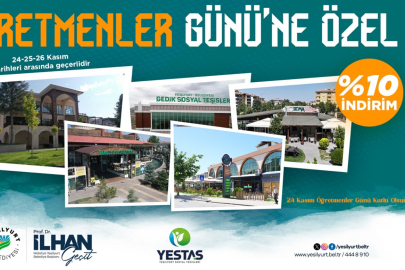 Yeşilyurt Sosyal Tesislerde Öğretmenlere İndirim