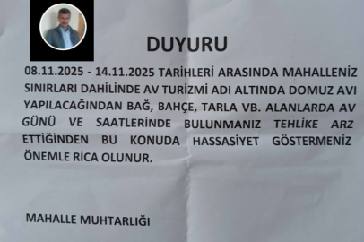 Yazıhan'da Domuz Avı Yapılıyor