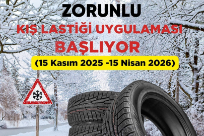 Kış Lastikleri Araçlara Takılıyor