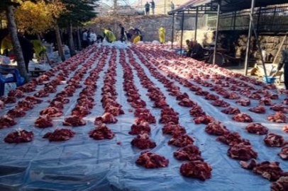 Adıyaman Bulam'da 'Zerban Lokması' Dağıtıldı.