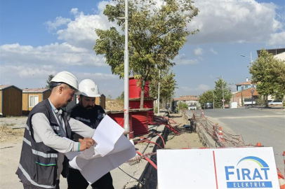 Fırat EDAŞ Battalgazi Enerji Hatlarını Yeniliyor