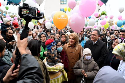 Balonlar Yusuf Eymen ve Zümra Asmin için Uçtu