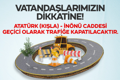 Kışla Caddesi Trafiğe Kapatıldı