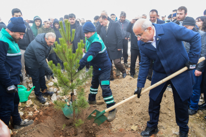 BEYDAĞI’NDA BİNLERCE FİDAN TOPRAKLA BULUŞUYOR