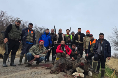Doğanşehir'de Domuz Avı Başladı