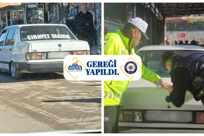 'Cinayet Mamo' Yazılı Araç Sürürüsüne Gereği Yapıldı