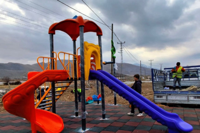 Doğanşehir Güzelköy'e Çocuk Parkı Yapıldı