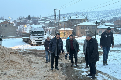 Başkan Taşkın, Karla Mücadele çalışmalarını yerinde inceledi