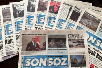Malatya Sonsöz Gazetesi 26 Yaşında!