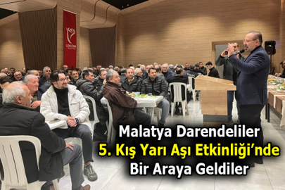 Darendeliler İstanbul'da Kış Yarı Aşı Etkinliğin de Bir Araya Geldi