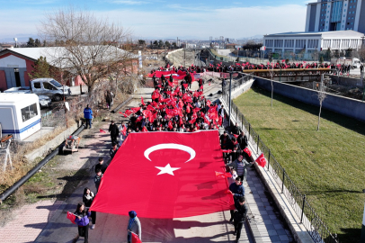 'Tek Bayrak, Tek Vatan' Bayrak Yürüyüşü Yapıldı