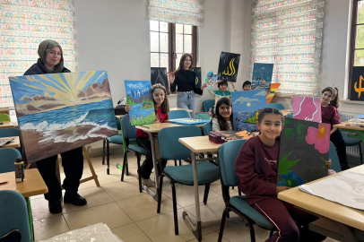 Yeşilyurt'ta Çocukların Hayal Gücü Sanata Dönüşüyor