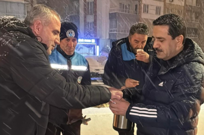 Başkan Taşkın, Karla Mücadele Çalışmalarını İzledi