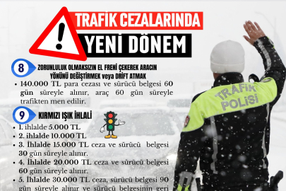 Trafik Cezalarında Yeni Dönem...